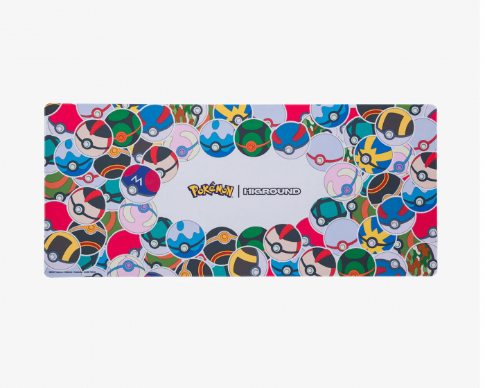 Higround Pokémon Gaming Musematte - Poké Ball Sticker - XL