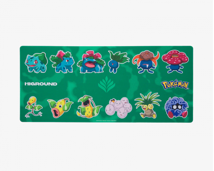 Higround Pokémon Gaming Musematte - Grass Type - XL