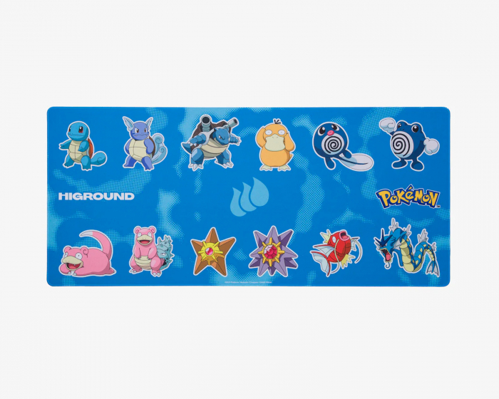 Higround Pokémon Gaming Musematte - Water Type - XL