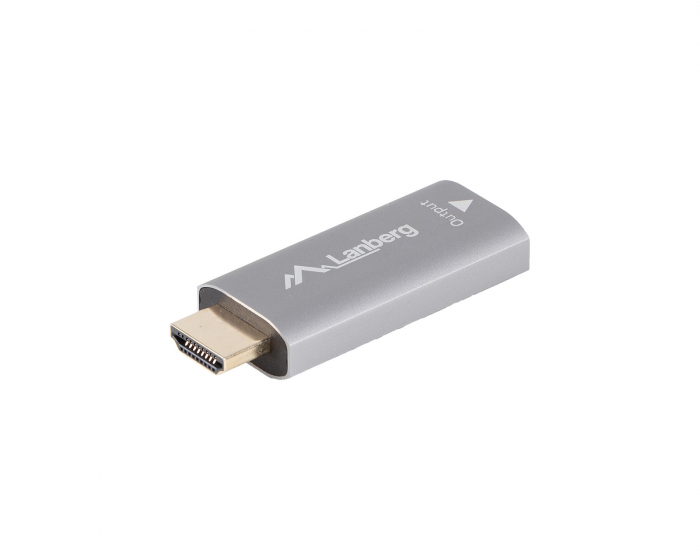 Lanberg HDMI til DisplayPort Adapter 4K - Sølv