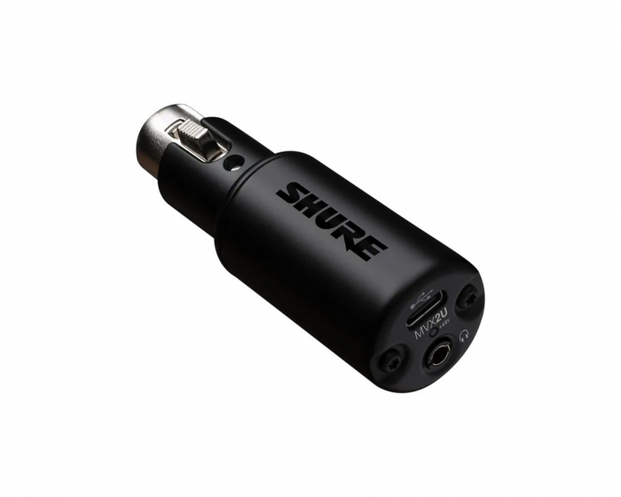 Shure MVX2U - Digital Audio Interface - XLR til USB Adapter