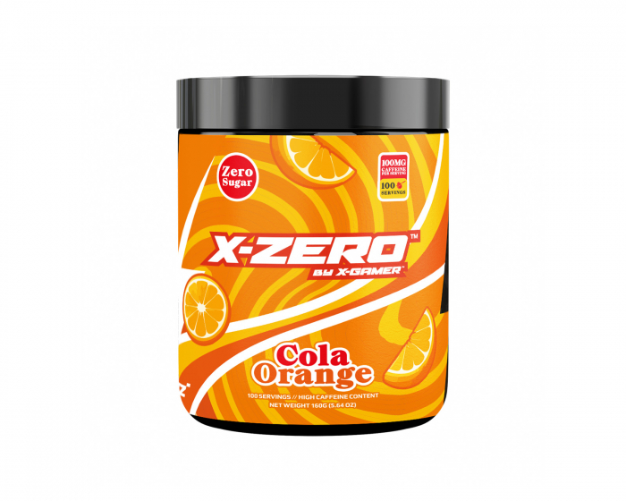 X-Gamer X-Zero Cola Orange - 100 Porsjoner