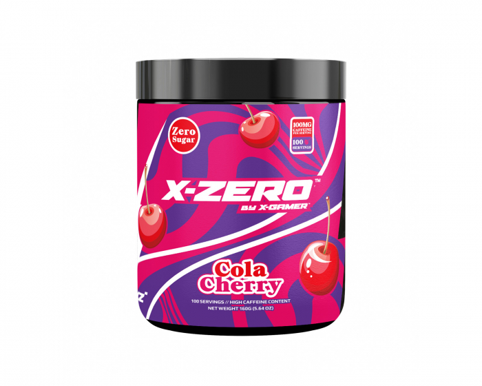 X-Gamer X-Zero Cola Cherry - 100 Porsjoner