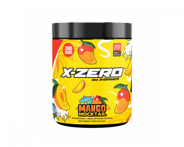 X-Gamer X-Zero Mango Mocktail - 100 Porsjoner