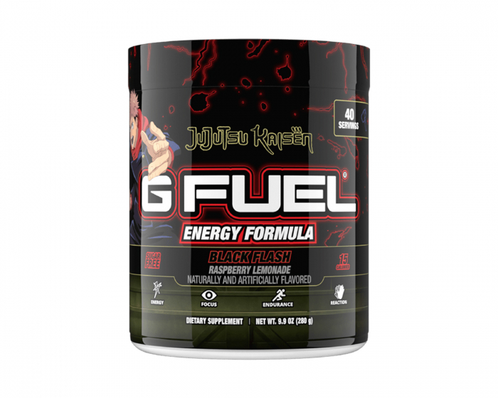 G FUEL Black Flash - 40 Porsjoner