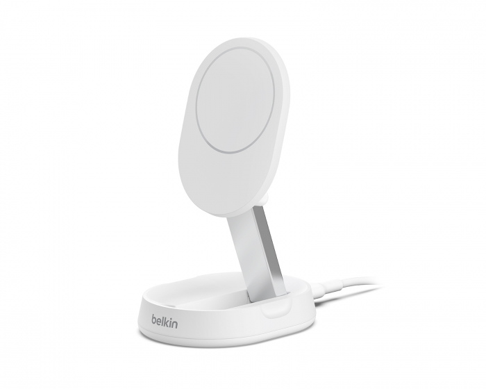 Belkin Boost Charge Pro Qi2 15W Magnetisk Ladestativ - Hvit