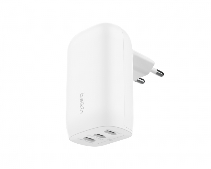 Belkin Boost Charge 65W USB-C Vegglader - 3 port - Hvit