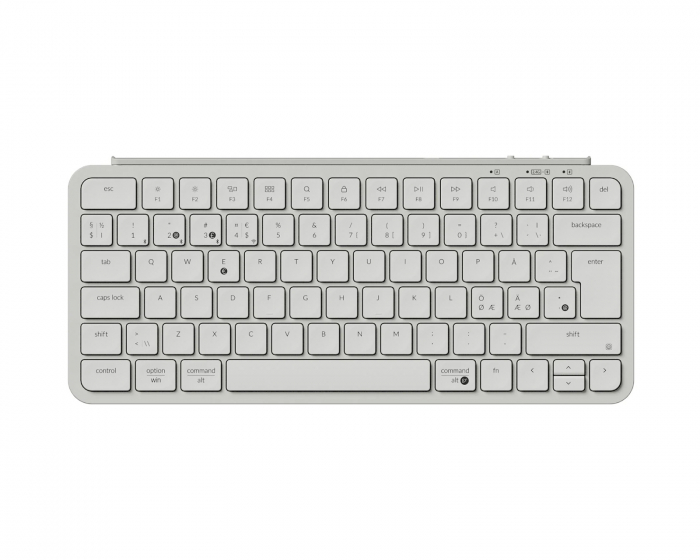 Keychron B1 Pro Ultra-Slim Trådløst Tastatur - Ivory White - ISO