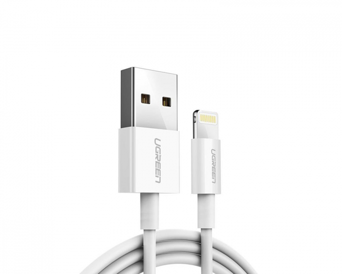 UGREEN USB-A til Lightning Kabel 2m - Hvit