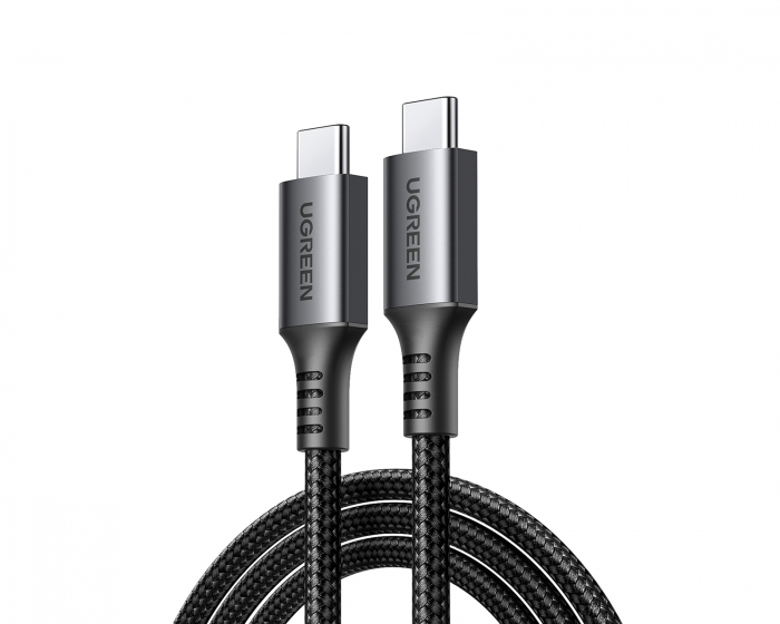 UGREEN Rask Lading USB-C til USB-C PD Kabel 1m - Svart/Grå