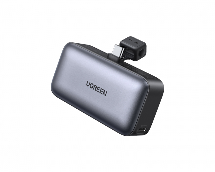 UGREEN Powerbank med innebygd USB-C-kontakt 5000 mAh