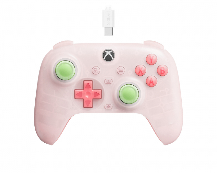 8Bitdo Ultimate Mini Kontroll til Xbox - Clear Pink