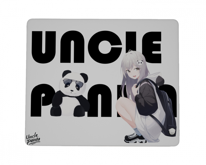 Uncle Panda Candy Girl Gaming Musematte - Hvit