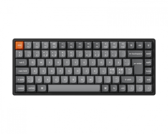 Keychron K2 MAX Trådløs Tastatur Hot-Swap [Super Brown]