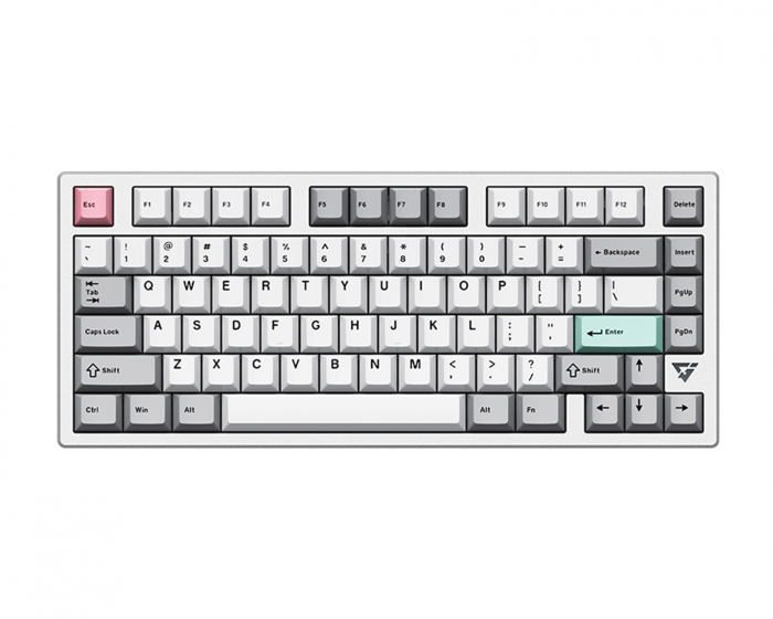 ATK V75K Aluminium Trådløst Tastatur ANSI [Anya Linear] - Sølv