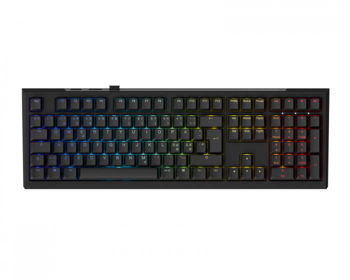 Ducky One X Fullsize Trådløst Gaming Tastatur - Svart