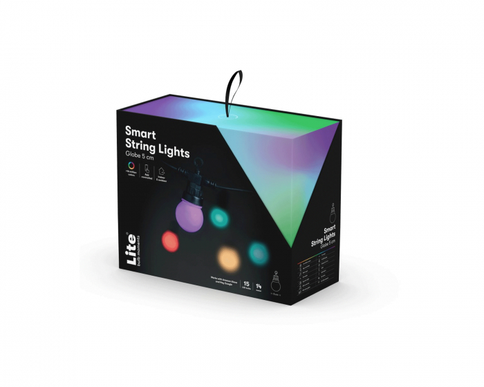 Lite Bulb Moments Smart Light Chain - Globe - Smart Lyskjede