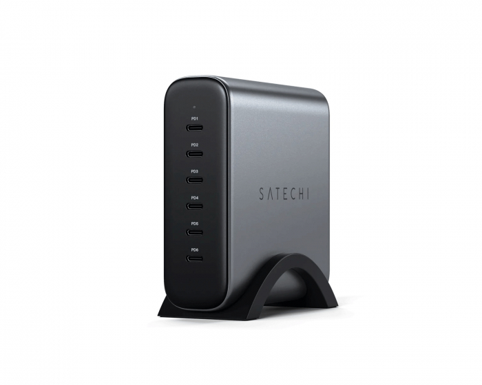 Satechi 200W PD USB-C GaN Lader - 6 porter