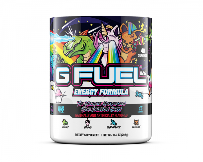 G FUEL Murdercorn Sour Rainbow Candy - 40 Porsjoner