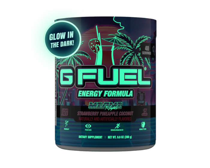 G FUEL Miami Nights Black Light Edition - 40 Porsjoner