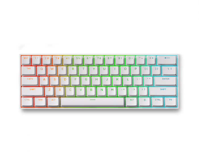 MCHOSE Ace 60 Pro ANSI Magnetic Switch Tastatur - Hvit