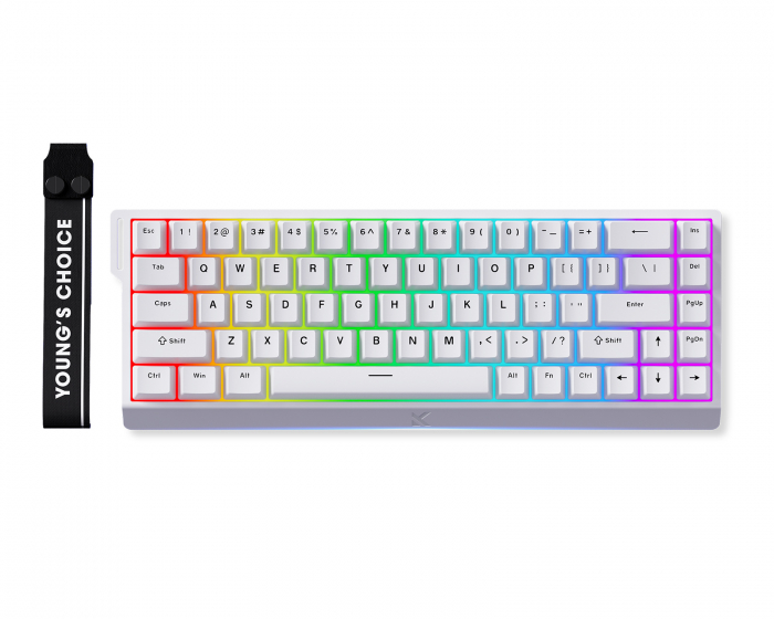 MCHOSE Ace 68 E-Sport ANSI Hall Effect Tastatur - Hvit