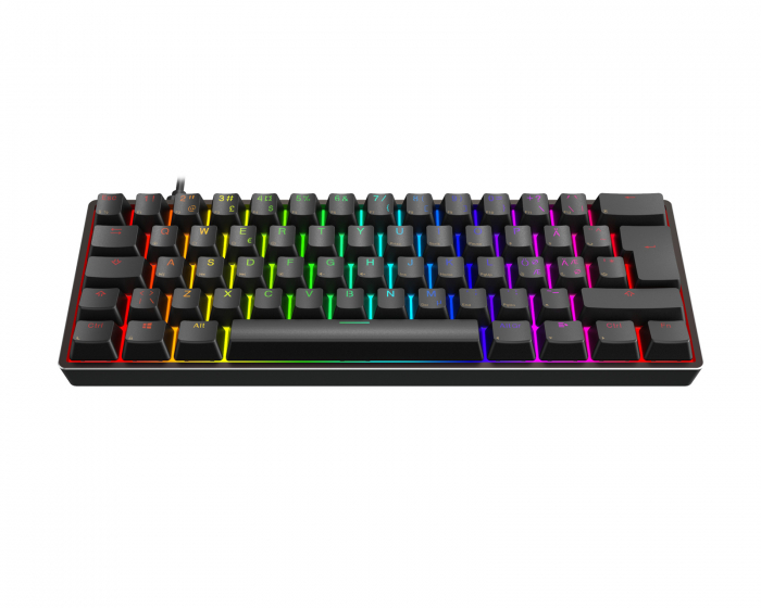 MaxMount Aeon RGB Hotswap PBT Gaming Tastatur [Gateron Optical Brown] - Svart (DEMO)