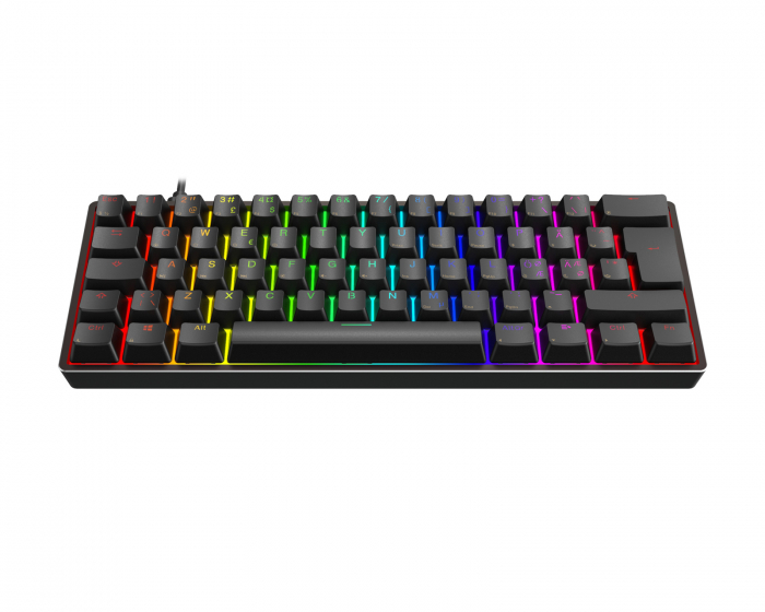 MaxMount Aeon RGB Hotswap PBT Gaming Tastatur [Gateron Optical Red] - Svart (DEMO)