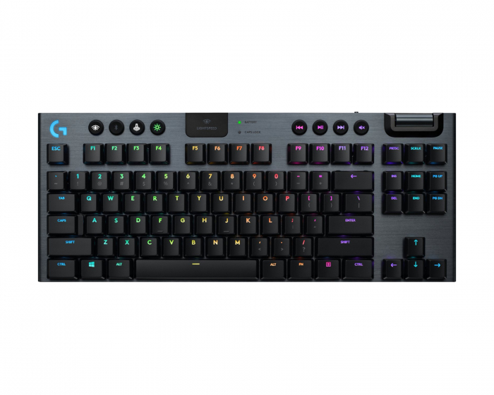 Logitech G915 Trådløs RGB Spilltastatur TKL [GL Linear] - Carbon (DEMO)