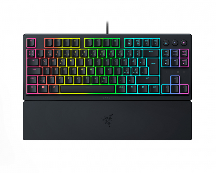 Razer Ornata V3 TKL Low Profile Gaming Tastatur [Mecha Membrane Clicky] - Svart (DEMO)