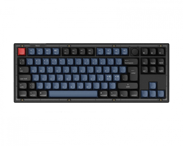 Keychron V3 QMK TKL RGB Knob Hotswap-Tastatur - Frosted Black [K Pro Brown] (DEMO)