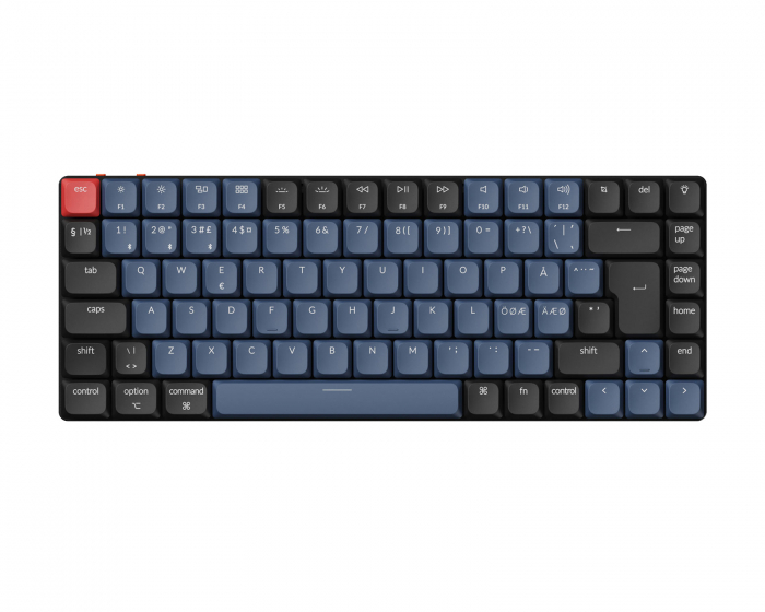 Keychron K3 Pro Low Profile Hotswap Trådløs Tastatur RGB Aluminium [Gateron Red] (DEMO)