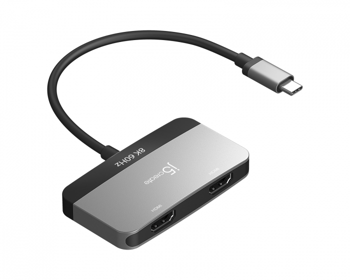 j5create  8K USB-C til dobbel HDMI-Skjermadapter (DEMO)