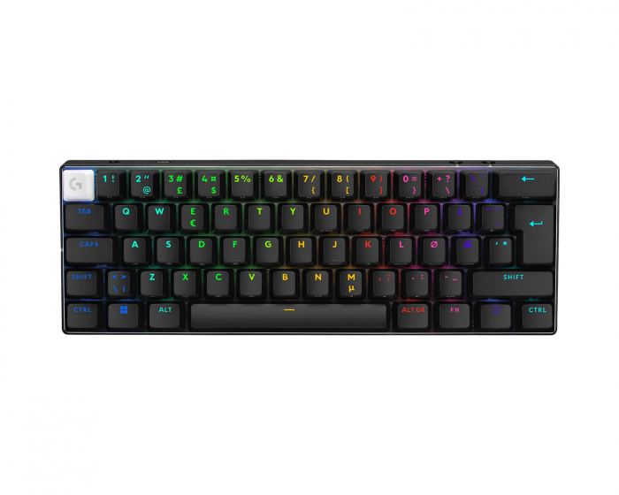 Logitech G PRO X 60 Lightspeed Trådløst Gaming Tastatur [Linear Black] - Svart (DEMO)