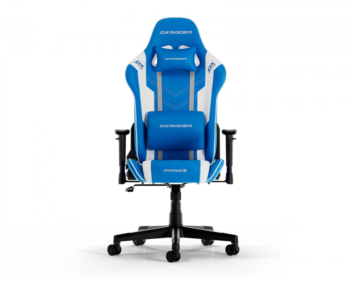 DXRacer PRINCE L Blå & Hvit PVC Lær