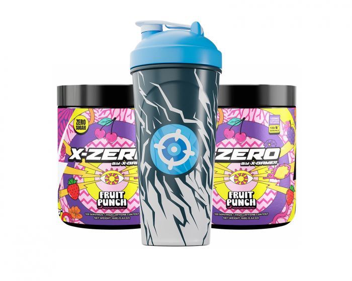 X-Gamer X-Zero Fruit Punch - 2 x 100 Porsjoner