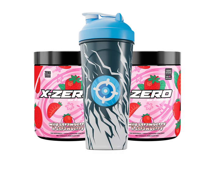 X-Gamer X-Zero Wild Strawberry & Strawberry - 2 x 100 Porsjoner